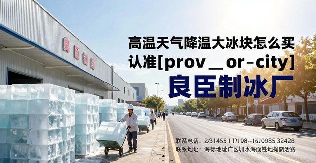 高温天气降温大冰块怎么买 认准汉阳良臣制冰厂