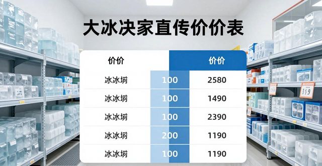 大冰块批发厂家怎么选？汉阳直供渠道靠谱吗